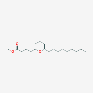 Methyl 4-(6-nonyloxan-2-YL)butanoate