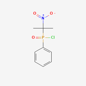 (2-Nitropropan-2-yl)phenylphosphinic chloride