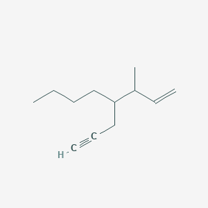 3-Methyl-4-(prop-2-YN-1-YL)oct-1-ene