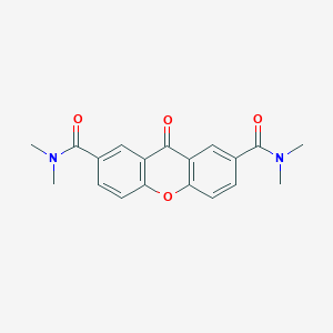 N~2~,N~2~,N~7~,N~7~-Tetramethyl-9-oxo-9H-xanthene-2,7-dicarboxamide