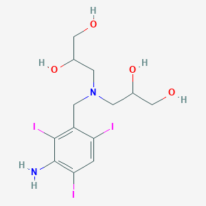 1,2-Propanediol, 3,3'-[[(3-amino-2,4,6-triiodophenyl)methyl]imino]bis-