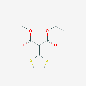 Methyl propan-2-yl (1,3-dithiolan-2-ylidene)propanedioate