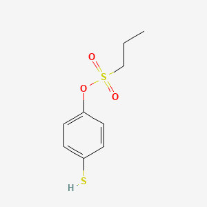 4-Sulfanylphenyl propane-1-sulfonate