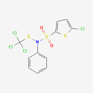 5-Chloro-N-phenyl-N-[(trichloromethyl)sulfanyl]thiophene-2-sulfonamide