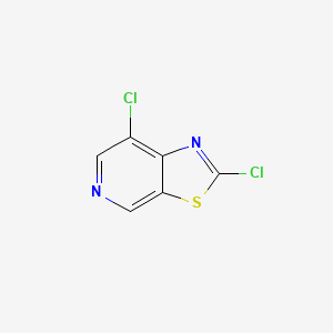 molecular formula C6H2Cl2N2S B1455626 2,7-二氯噻唑并[5,4-c]吡啶 CAS No. 884860-61-1