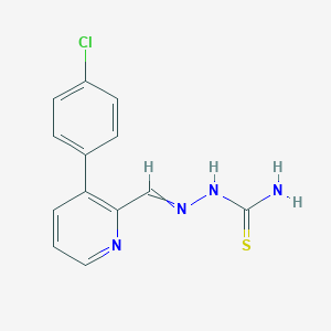 2-{[3-(4-Chlorophenyl)pyridin-2-yl]methylidene}hydrazine-1-carbothioamide