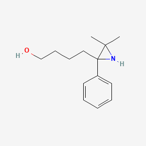 2-Aziridinebutanol, 3,3-dimethyl-2-phenyl-