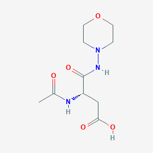 N~2~-Acetyl-N-morpholin-4-yl-L-alpha-asparagine