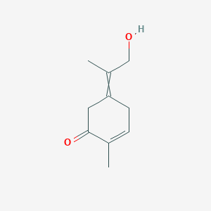 5-(1-Hydroxypropan-2-ylidene)-2-methylcyclohex-2-en-1-one