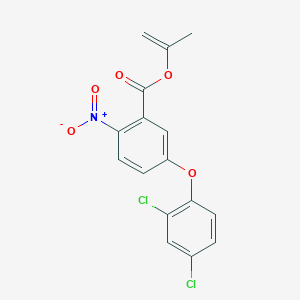 Prop-1-en-2-yl 5-(2,4-dichlorophenoxy)-2-nitrobenzoate