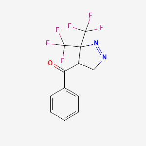 Methanone, [4,5-dihydro-3,3-bis(trifluoromethyl)-3H-pyrazol-4-yl]phenyl-