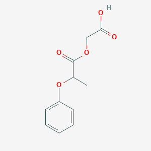 [(2-Phenoxypropanoyl)oxy]acetic acid