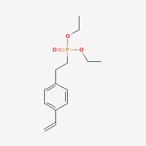 molecular formula C14H21O3P B14556357 Diethyl [2-(4-ethenylphenyl)ethyl]phosphonate CAS No. 61737-88-0