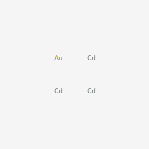 molecular formula AuCd3 B14556373 Cadmium;gold CAS No. 62228-72-2