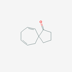 molecular formula C11H14O B14556420 Spiro[4.6]undeca-6,9-dien-1-one CAS No. 61765-65-9