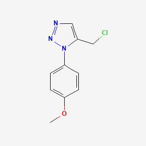 molecular formula C10H10ClN3O B1455644 5-(氯甲基)-1-(4-甲氧基苯基)-1H-1,2,3-三唑 CAS No. 1338654-59-3