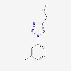 molecular formula C10H11N3O B1455650 [1-(3-甲基苯基)-1H-1,2,3-三唑-4-基]甲醇 CAS No. 1126635-69-5