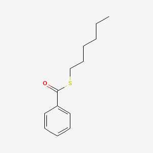 molecular formula C13H18OS B14556673 S-Hexyl benzenecarbothioate CAS No. 61765-17-1