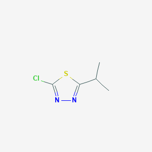 B1455669 2-Chloro-5-isopropyl-1,3,4-thiadiazole CAS No. 1330756-32-5