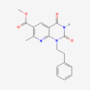 B1455671 Methyl 7-methyl-2,4-dioxo-1-(2-phenylethyl)-1,2,3,4-tetrahydropyrido[2,3-d]pyrimidine-6-carboxylate CAS No. 1324060-47-0