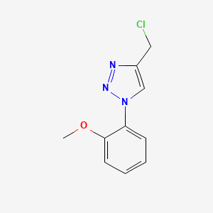 B1455676 4-(chloromethyl)-1-(2-methoxyphenyl)-1H-1,2,3-triazole CAS No. 1338689-28-3