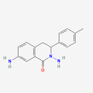 2,7-Diamino-3-(4-methylphenyl)-3,4-dihydroisoquinolin-1(2H)-one