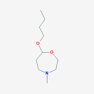 1,4-Oxazepine, 7-butoxyhexahydro-4-methyl-