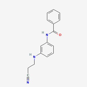 N-{3-[(2-Cyanoethyl)amino]phenyl}benzamide