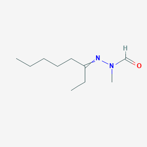 N-Methyl-N'-octan-3-ylideneformohydrazide