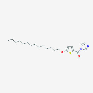 (1H-Imidazol-1-yl)[5-(tetradecyloxy)thiophen-2-yl]methanone