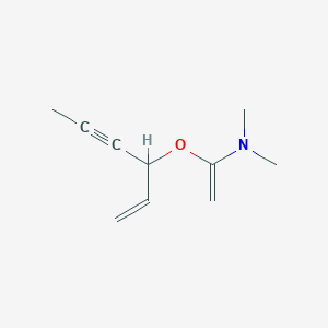 1-[(Hex-1-en-4-yn-3-yl)oxy]-N,N-dimethylethen-1-amine