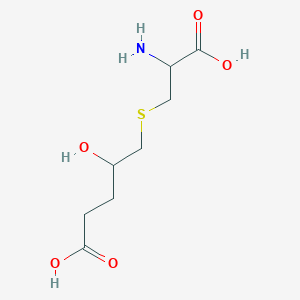 5-[(2-Amino-2-carboxyethyl)sulfanyl]-4-hydroxypentanoic acid