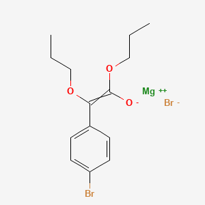 Magnesium bromide (4-bromophenyl)(propoxy)(propoxycarbonyl)methanide (1/1/1)