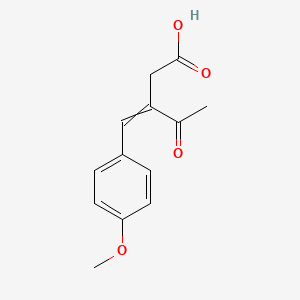 3-[(4-Methoxyphenyl)methylidene]-4-oxopentanoic acid