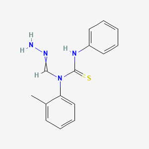 N-(2-Methylphenyl)-N-(phenylcarbamothioyl)methanehydrazonamide