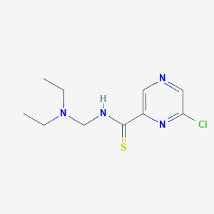 Pyrazinecarbothioamide, 6-chloro-N-[(diethylamino)methyl]-