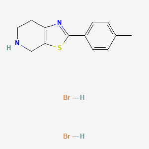 B1455688 2-(p-Tolyl)-4,5,6,7-tetrahydrothiazolo[5,4-c]pyridine dihydrobromide CAS No. 1332530-44-5