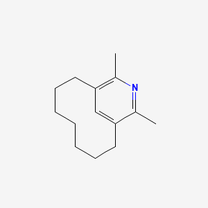 11-Azabicyclo[7.3.1]trideca-1(13),9,11-triene, 10,12-dimethyl-