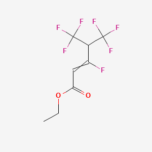 Ethyl 3,5,5,5-tetrafluoro-4-(trifluoromethyl)pent-2-enoate