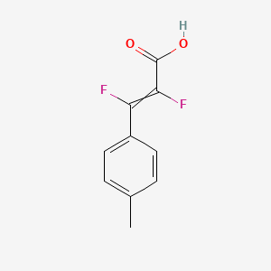 2,3-Difluoro-3-(4-methylphenyl)prop-2-enoic acid