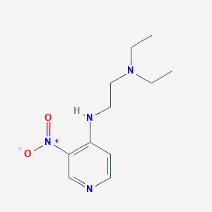 N~1~,N~1~-Diethyl-N~2~-(3-nitropyridin-4-yl)ethane-1,2-diamine