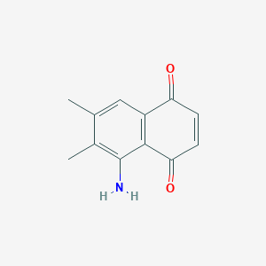 5-Amino-6,7-dimethylnaphthalene-1,4-dione