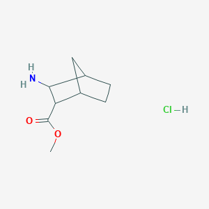 B1455701 Methyl 3-aminobicyclo[2.2.1]heptane-2-carboxylate hydrochloride CAS No. 1315366-37-0