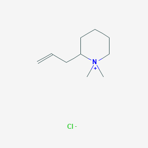 Piperidinium, 1,1-dimethyl-2-(2-propenyl)-, chloride