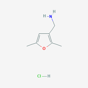 B1455703 (2,5-Dimethylfuran-3-yl)methanamine hydrochloride CAS No. 1306604-69-2