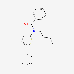 N-Butyl-N-(5-phenylthiophen-2-yl)benzamide