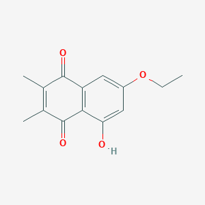 7-Ethoxy-5-hydroxy-2,3-dimethylnaphthalene-1,4-dione