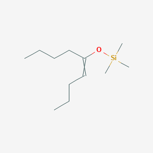 Trimethyl[(non-4-en-5-yl)oxy]silane