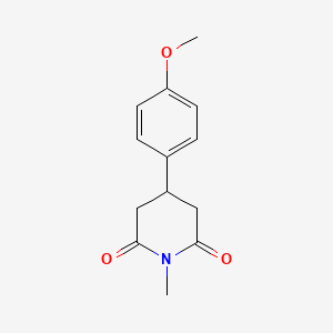 4-(4-Methoxyphenyl)-1-methylpiperidine-2,6-dione