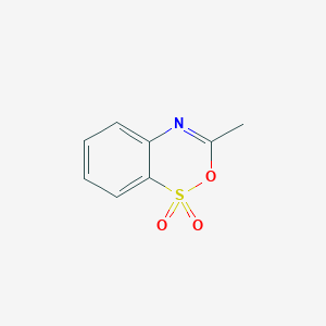 3-Methyl-1H-2,1lambda~6~,4-benzoxathiazine-1,1-dione